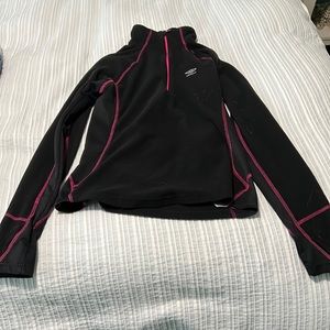 Size small black Umbro athletic shirt.